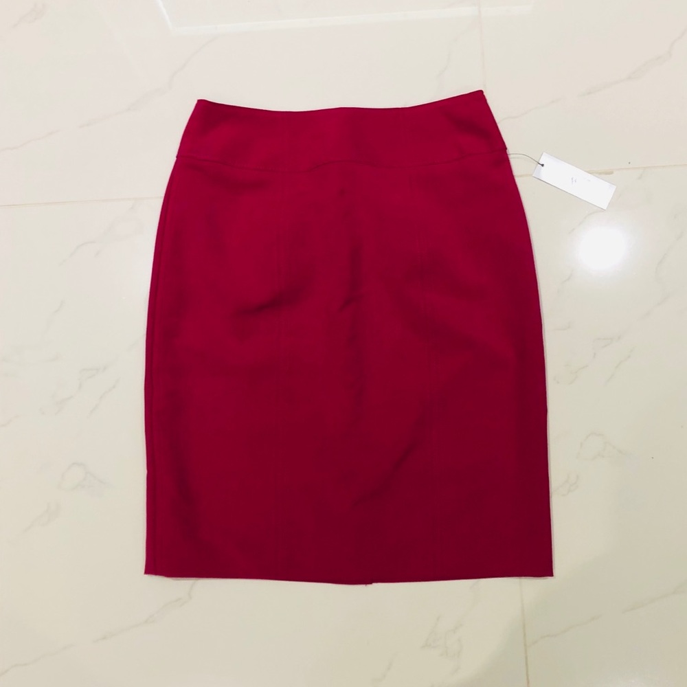 Fuchsia Pink Pencil Skirt